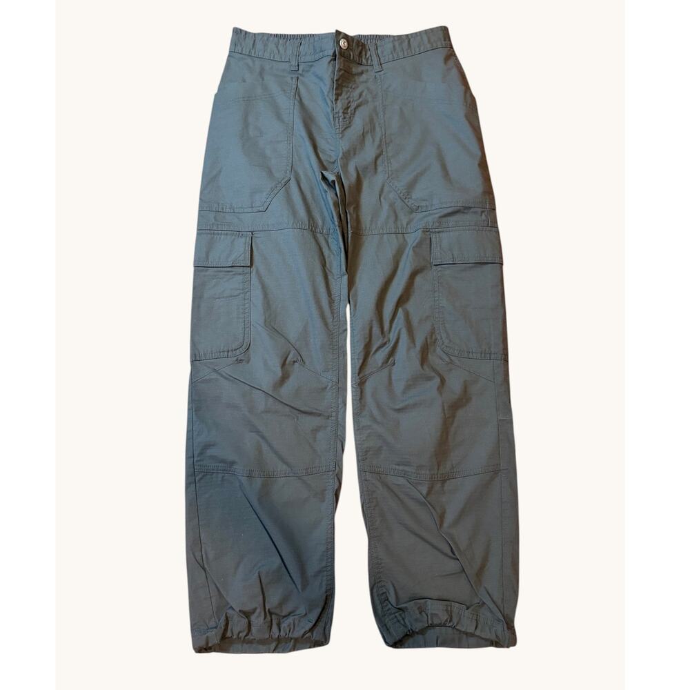 PRANA Women's Performance Jogger Pants Size 8 Dark Gray Cargo Stretch Outdoor